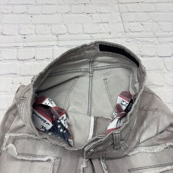 Rockstar Original Men Stacked RSM 225 Flare Denim Jeans Size 30 Hallie C053 -24 - Picture 10 of 16